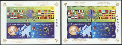 2005, Bosnien-Herzegowina (Republik), Bl.27 A+B, **