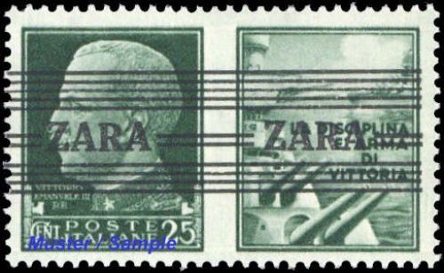 1943, Deutsche Besetzung II. WK Zara, 35 IV, **