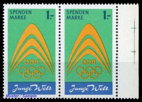 1971, DDR Spendenmarken, Sp I PK, **
