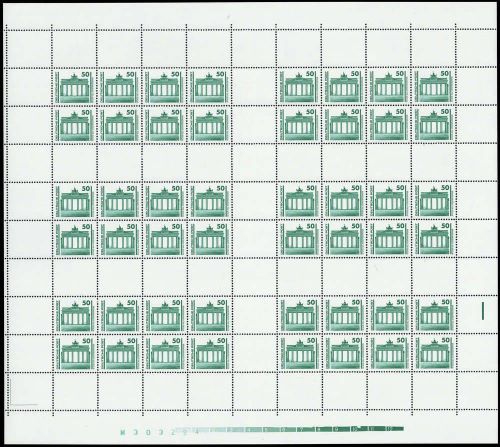 1990, DDR, MHB 21 I, **