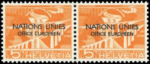1950, Schweiz Europäisches Amt der Vereinten Nationen ONU, 1 ...
