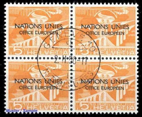 1950, Schweiz Europäisches Amt der Vereinten Nationen ONU, 1 ...