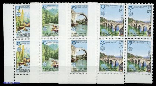 2005, Bosnien-Herzegowina Serbische Rep., 339-42 (4) Ecke, **