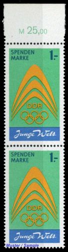 1971, DDR Spendenmarken, Sp I f 15, **