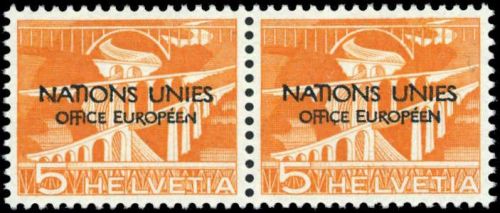 1950, Schweiz Europäisches Amt der Vereinten Nationen ONU, 1 ...