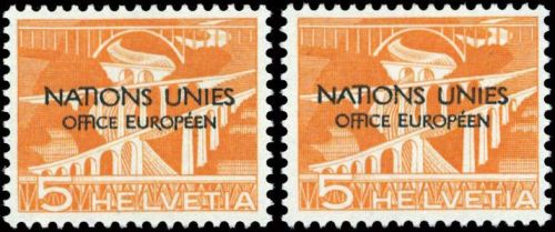 1950, Schweiz Europäisches Amt der Vereinten Nationen ONU, 1 ...