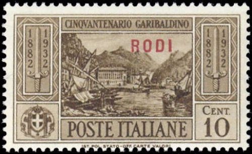 1932, Ägaeische Inseln, 88 Rodi, **
