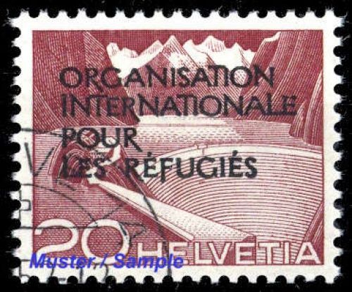 1950, Schweiz Internationale Flüchtlingsorganisation OIR, 3, cto