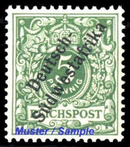 1898, Deutsche Kolonien Südwestafrika, 6, **