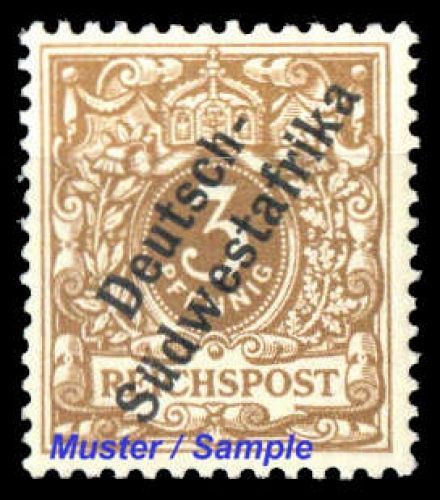 1898, Deutsche Kolonien Südwestafrika, 5 b, **