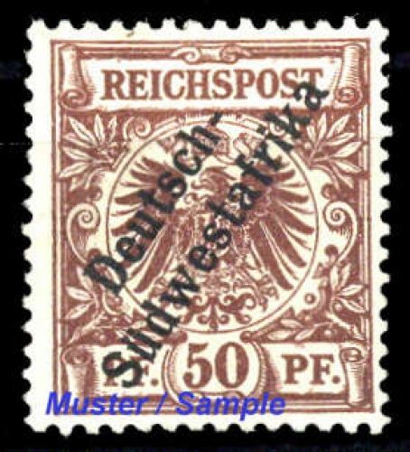 1898, Deutsche Kolonien Südwestafrika, 10, *