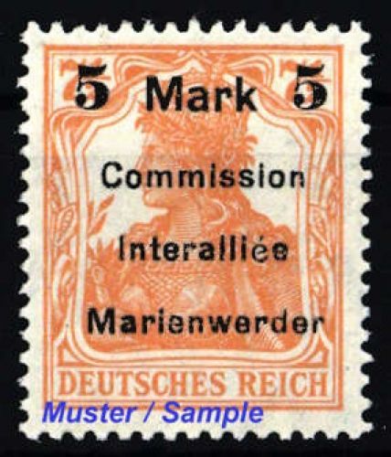 1920, Marienwerder, 25 A I a, **
