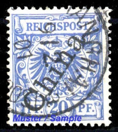 1898, Deutsche Auslandspost China, 4 II, gest.