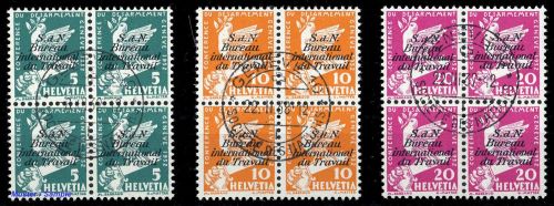 1932, Schweiz Internationale Arbeitsamt BIT, 32-34 (4), cto