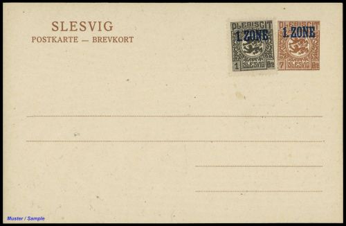 1920, Deutsches Abstimmgeb. Schleswig, P 4 u.a., *