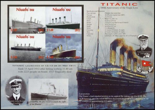 2012, Niuafoou Inseln, 469-72 U KB, **