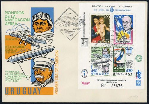 1977, Uruguay, Block 34, Brief