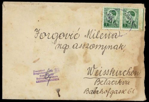 1941, Deutsche Besetzung II. WK Serbien, 3 (2), Brief