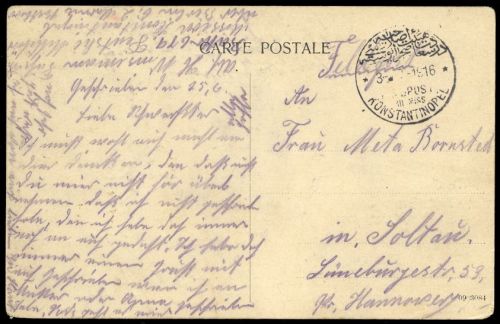 Deutsche Auslandspost Türkei, Brief