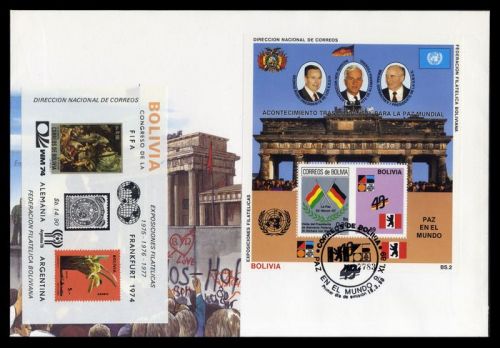 1974, Bolivien, Bl. 40 u.a., **, FDC