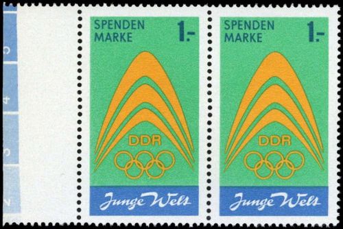 1971, DDR Spendenmarken, Sp I PLF, **