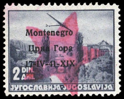 1943, Italien Besetzung II. WK Montenegro, CEI Aerea 2-3, **