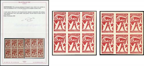 1944, Italien Besetzung II. WK Montenegro, CEI 54 (12) creme