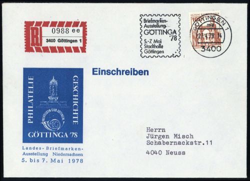Bundesrepublik Deutschland, Berlin 539A, Brief