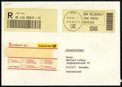1998, Österreich, Brief