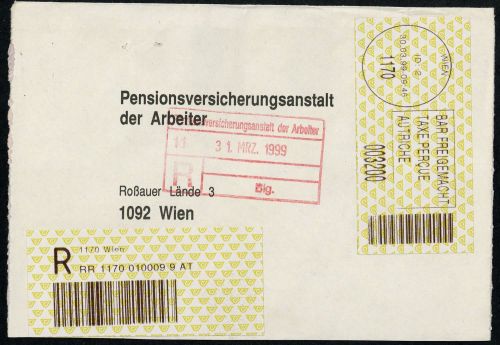 1999, Österreich, Brief