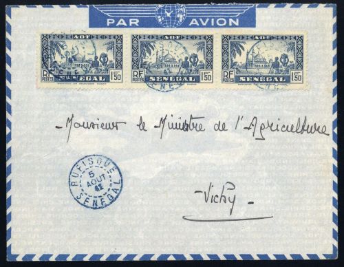 1935, Senegal, 140 (3), Brief