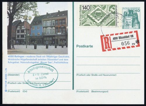 Bundesrepublik Deutschland, 921 u.a., Brief
