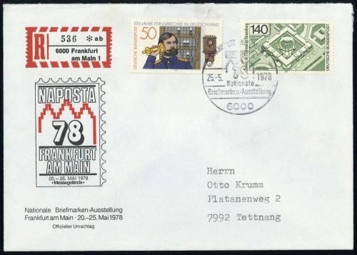 Bundesrepublik Deutschland, 921 + 947, Brief