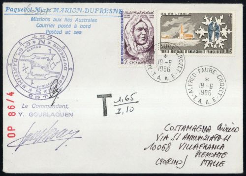 1986, Französische Gebiete in der Antarktis, 202, 182, Brief