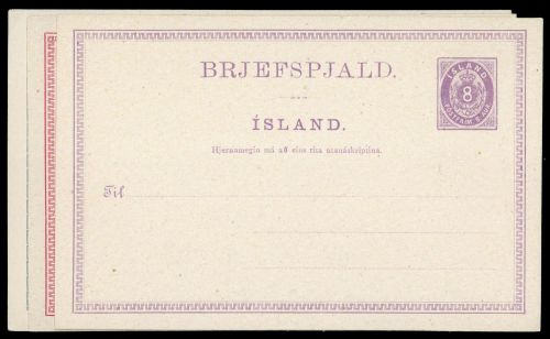 1880, Island, P 2-3, 7, Brief