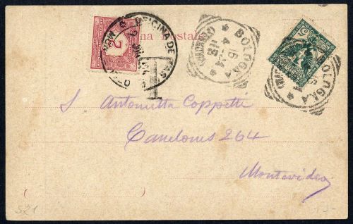 1904, Uruguay, P 88, Brief