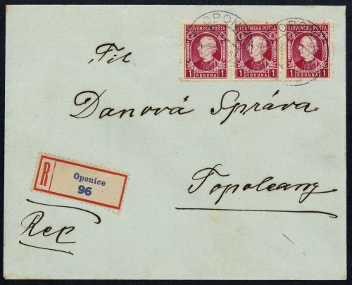 1940, Slowakei, 40 A (3), Brief