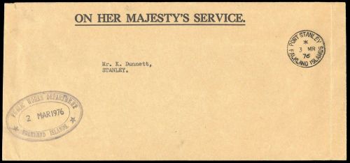 1976, Falkland, Brief