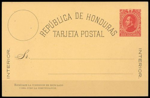 1882, Honduras, P 1, Brief