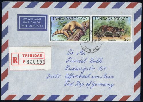 1978, Trinidad und Tobago, 378, 387, Brief