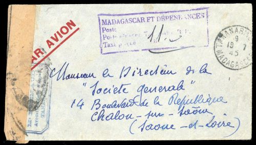 1945, Madagaskar, Brief