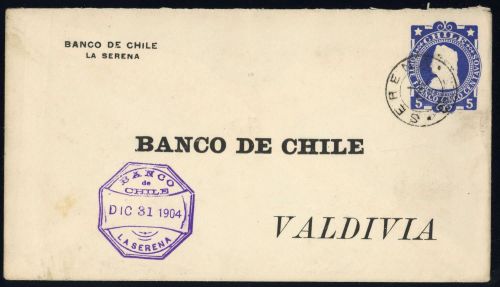 1903, Chile, U 10, Brief