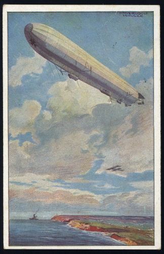 1915, Zeppelin,Zeppelin Postkarten,Luftflotten-Verein, DR 85 , ...