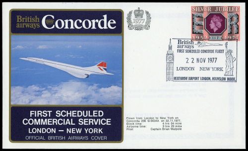 1977, Luftfahrt,Flugpost,sonstige Fluggessellschaften, Brief