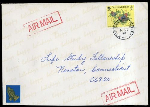 1990, Kaiman-Inseln, 639, Brief