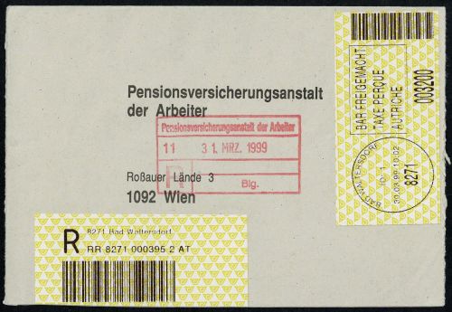 1999, Österreich, Brief