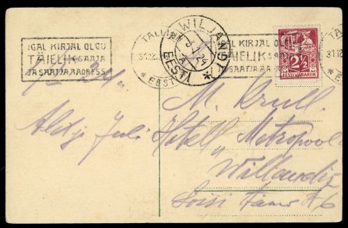 1924, Estland, 35, Brief