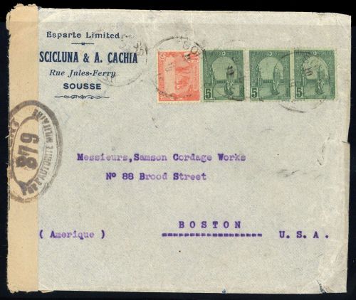 1906, Tunesien, 32 (3), 33, Brief