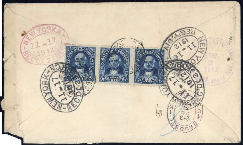1903, Costa Rica, U 9, 67 (3), Brief