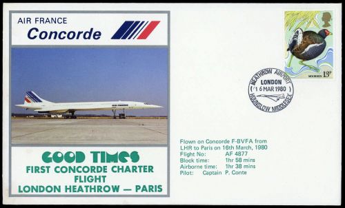 1980, Luftfahrt,Flugpost,sonstige Fluggessellschaften, Brief